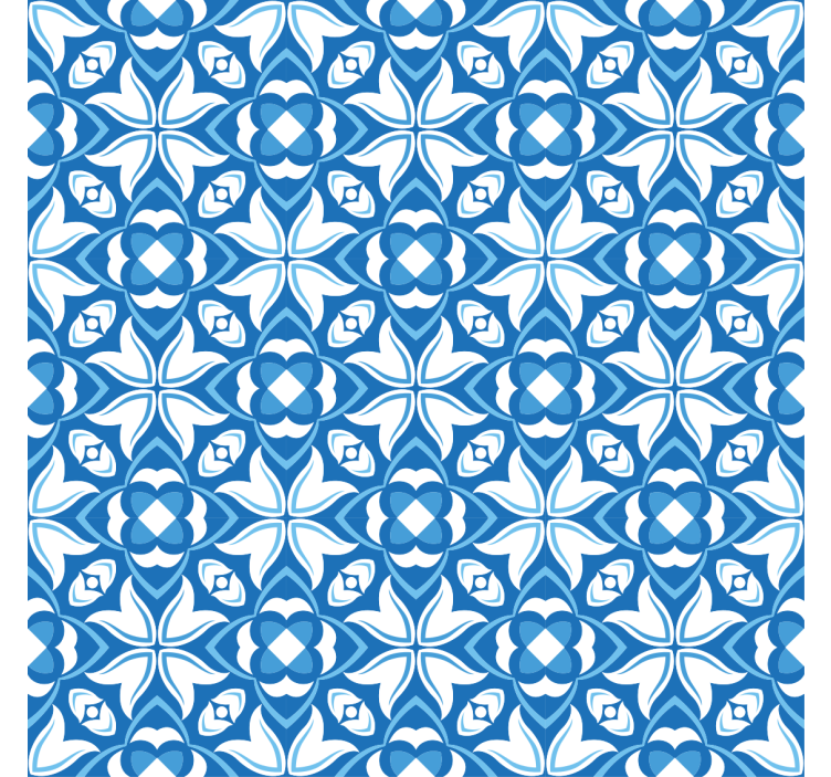 Vintage tapety moderná modrá váza v hamptonskom štýle - Tenstickers