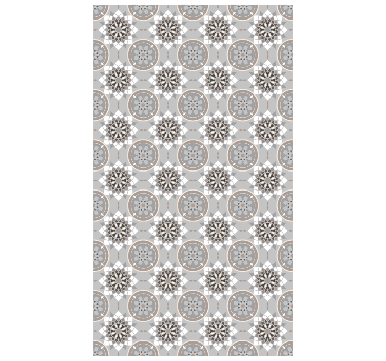 Tapety do kuchyne s kvetinovým dlažobným vzorom - Tenstickers