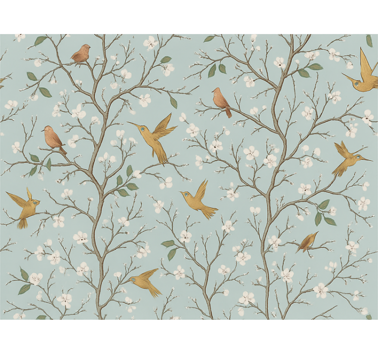 Tapety do spálne elegantná jar - Tenstickers