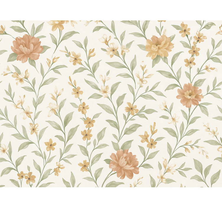 Tapety do spálne Ázijské kvety - Tenstickers