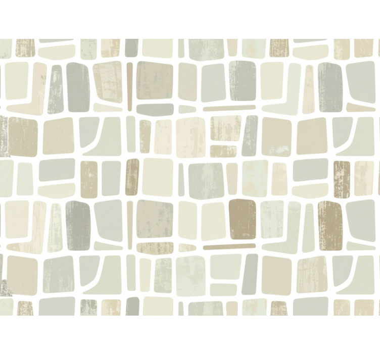 Rustikálne tapety geometrické tvary v svetlej farbe - Tenstickers