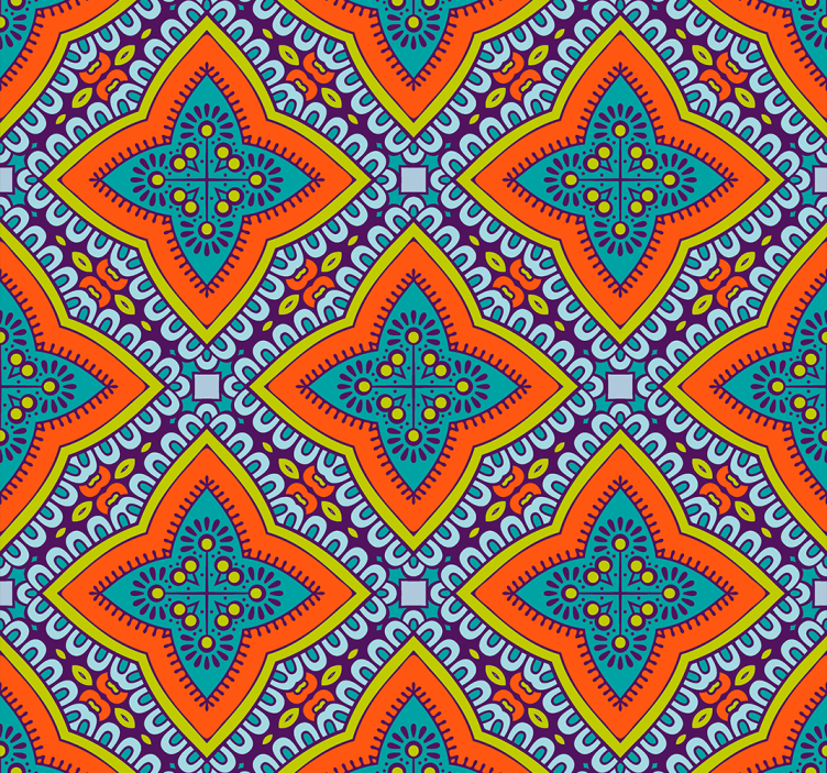 Okrasné tapety farebné orientálne štýl - Tenstickers