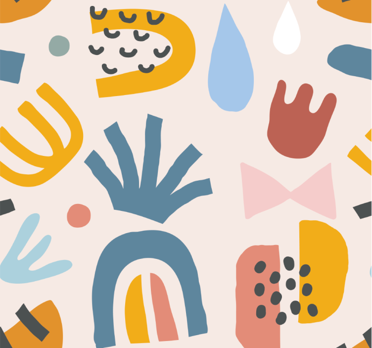 Obývacia izba tapeta letné kvapky - Tenstickers