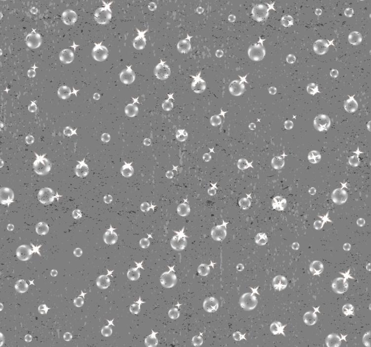 Perly na betónovej šedej tapete - Tenstickers