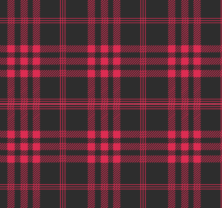 Vianočné tartan vzor pruhované tapety - Tenstickers