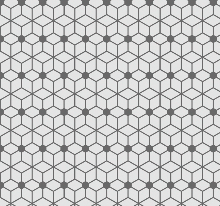 Sivá mozaiková kúpeľňa tapety - Tenstickers