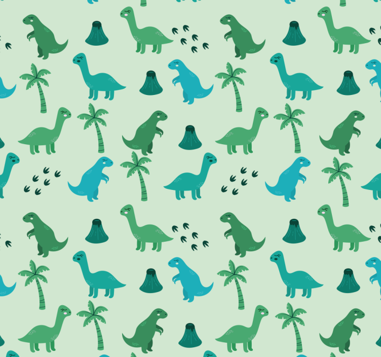 tapeta dinosaury motívy dinosaurov - Tenstickers