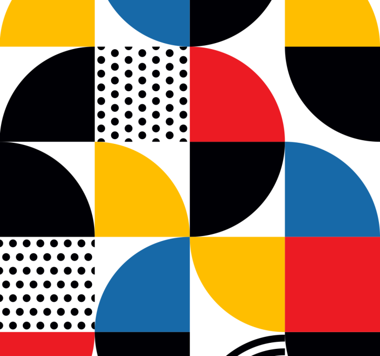 Abstraktné geometrické tvary hranaté tapety - Tenstickers