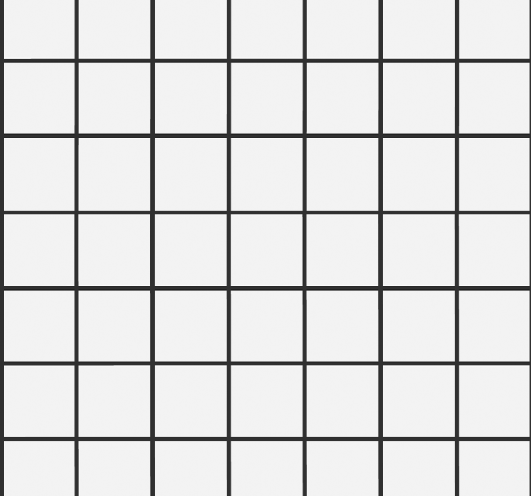 Nerovné šachovnicové štvorcové tapety - Tenstickers