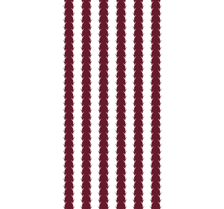 červené pruhy s tvarmi zvislé tapety - Tenstickers