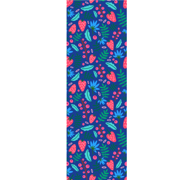 tapeta listy kvetinové botanické vzory - Tenstickers