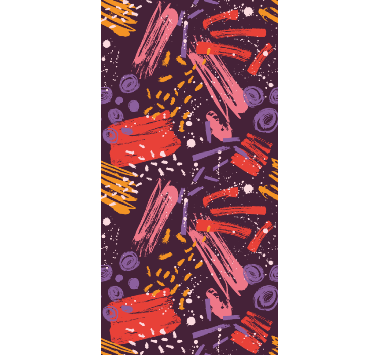 abstraktne tapety expresívne ťahy štetcom - Tenstickers