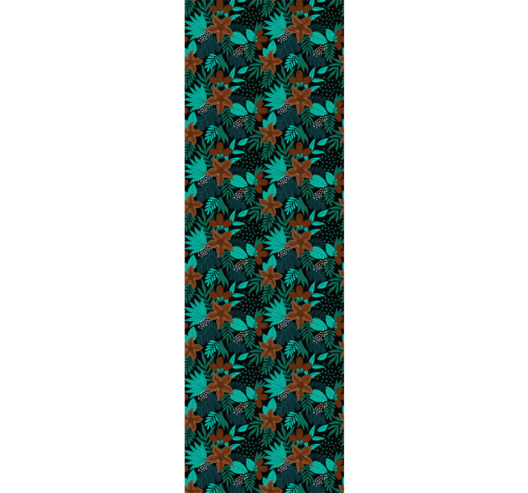 tapety na stenu príroda motív tropických listov - Tenstickers