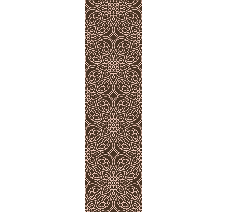 Mandala ornament kvetinová tapeta - Tenstickers