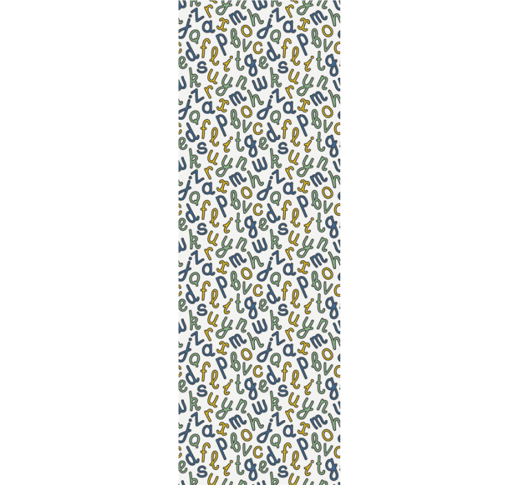 Farebná tapeta s písmenom abecedy - Tenstickers