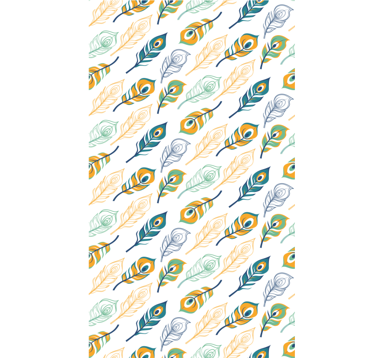 Ozdobné tapety na pávie perie - Tenstickers
