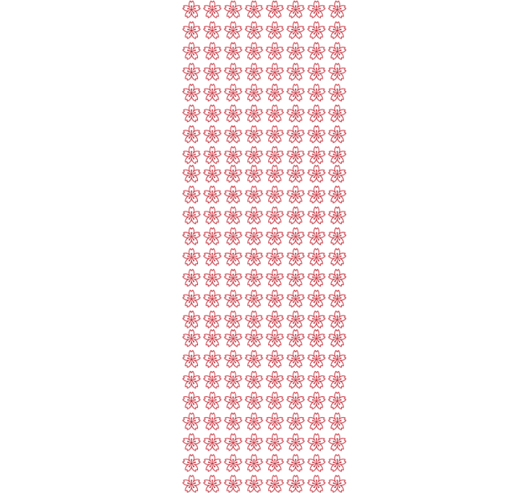 kvetinová tapeta kvetinová symetria - Tenstickers