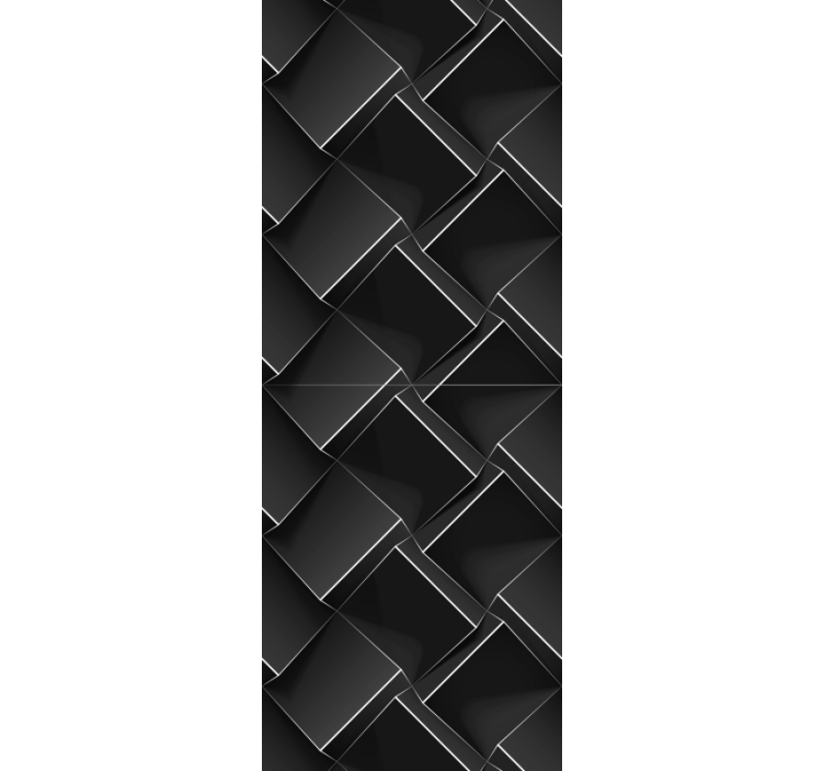 3d kubický štvorec 3d tapeta - Tenstickers