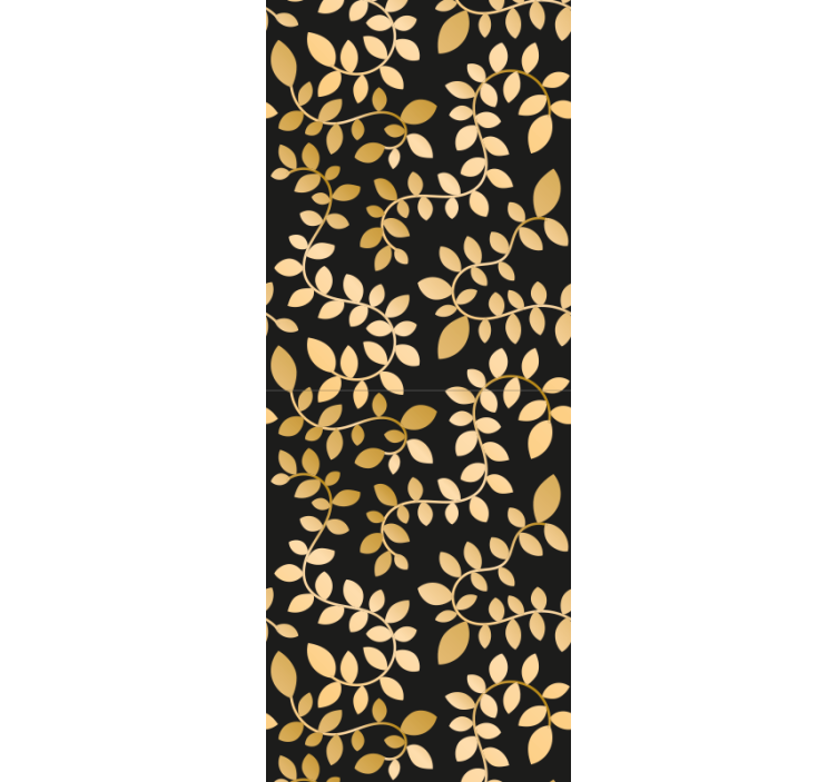 tapeta listy listová elegancia - Tenstickers