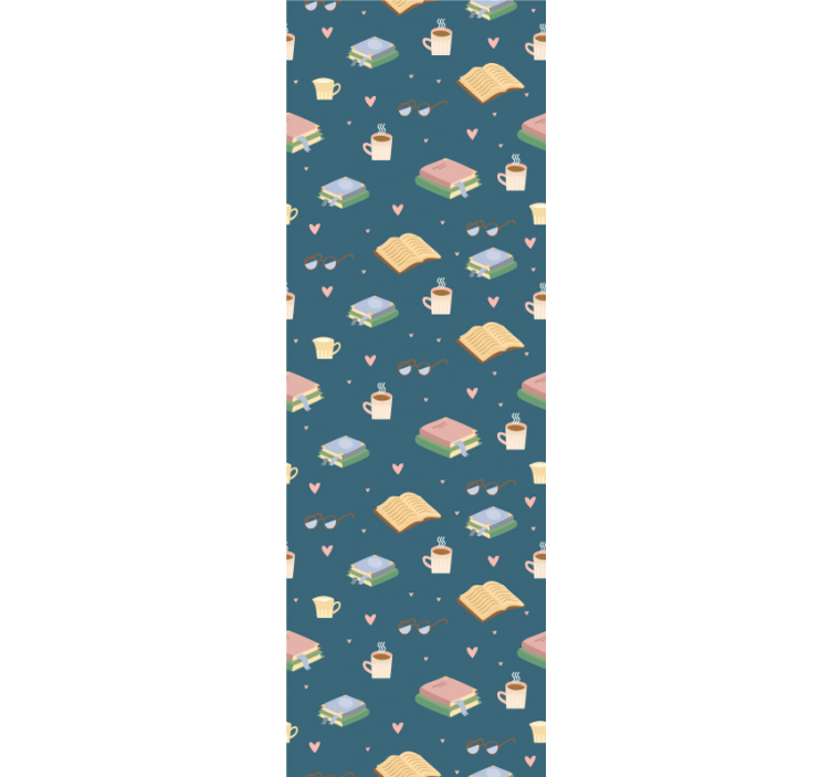 Tapety do pracovne príjemný vzor na čítanie - Tenstickers