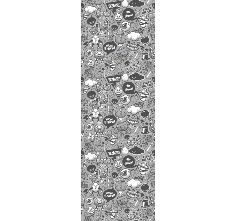 umelecké tapety eklektické čmáranice - Tenstickers