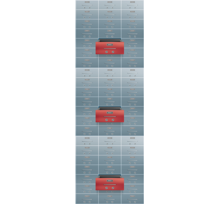 Kovové krabice vintage tapety - Tenstickers