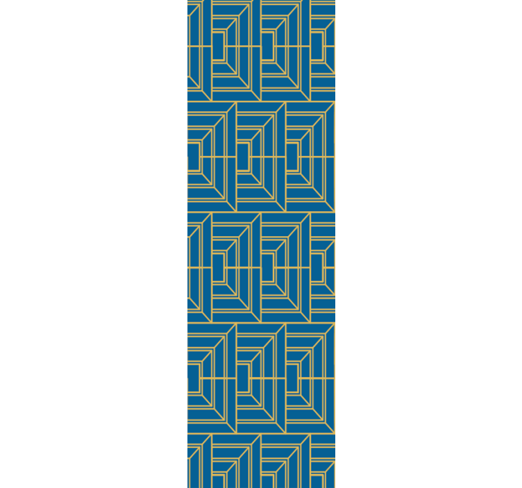 tapety geometrické vzory hranaté bludisko - Tenstickers