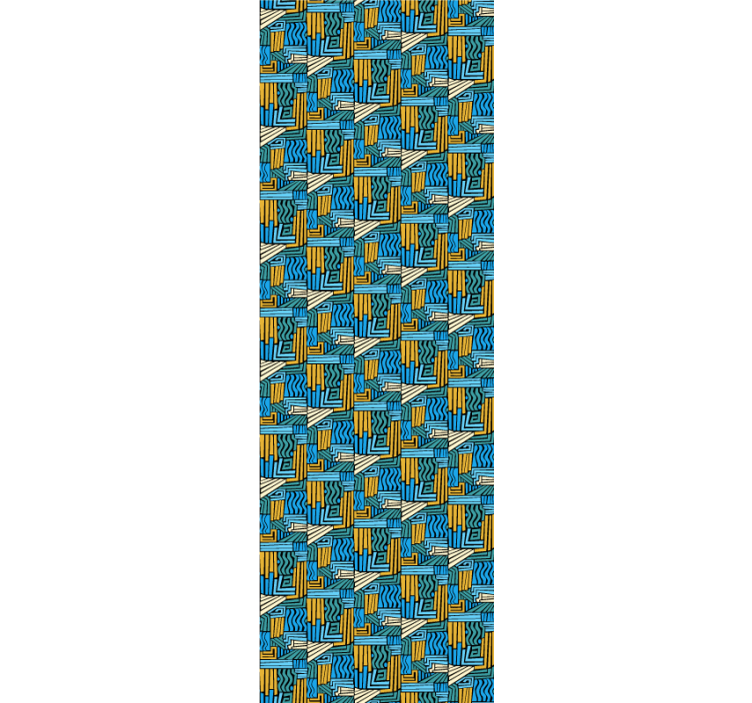 tapety geometrické vzory geometrické prepletanie - Tenstickers