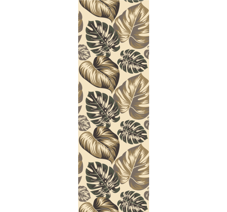 Hnedé listy listové tapety - Tenstickers