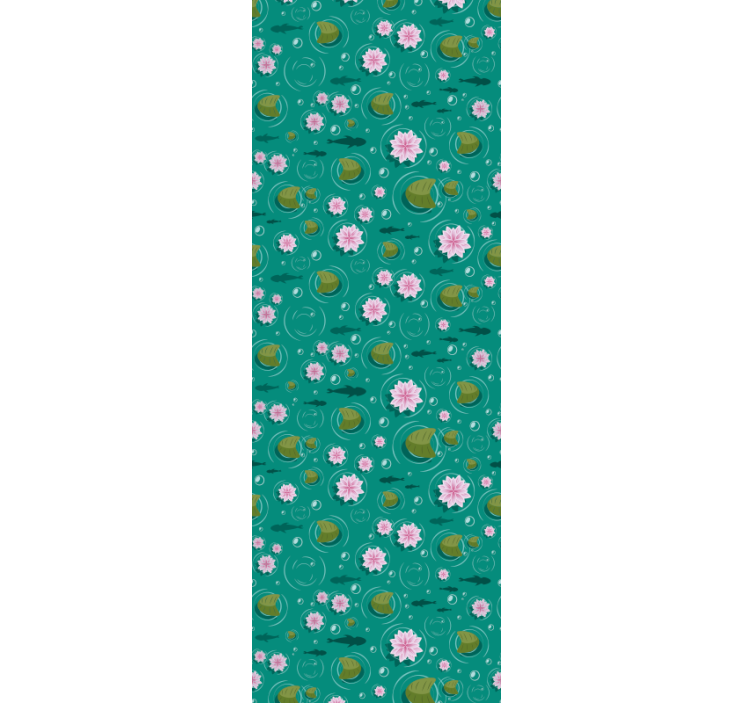 tapety na stenu príroda vodné kvety - Tenstickers