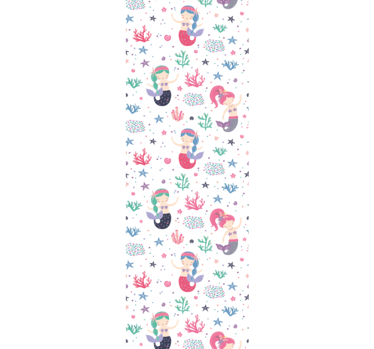 tapeta do detskej izby morské panny podmorské dobrodružstvo - Tenstickers