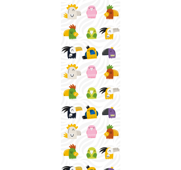 tapeta do detskej izby veselá nástenná maľba monštier - Tenstickers