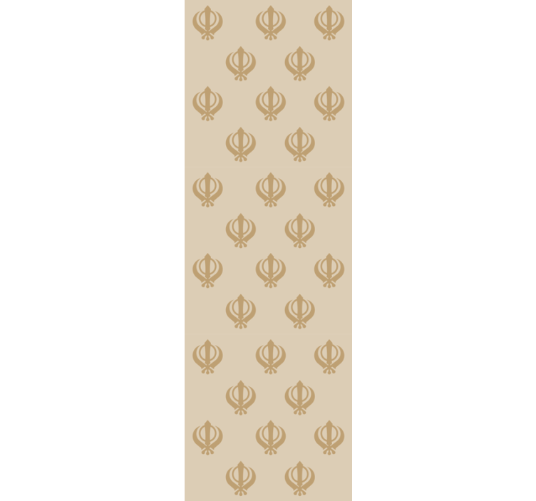 Indický symbol klasická tapeta - Tenstickers