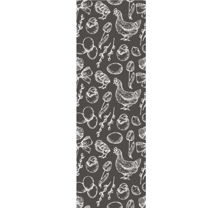 tapety do kuchyne rustikálny kuchynský náčrt - Tenstickers