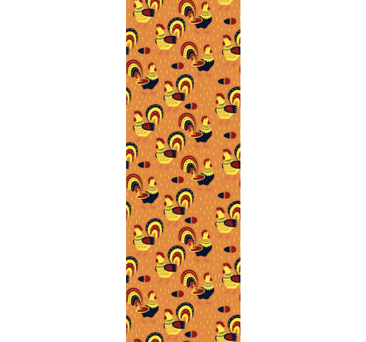 tapeta na stenu zvierata vzor kohúta - Tenstickers