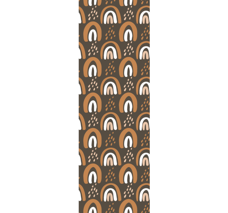 tapety geometrické vzory geometrický oblúkový motív - Tenstickers