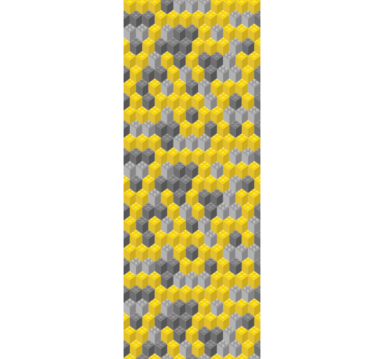 Pantone stavebné bloky štvorcové tapety - Tenstickers