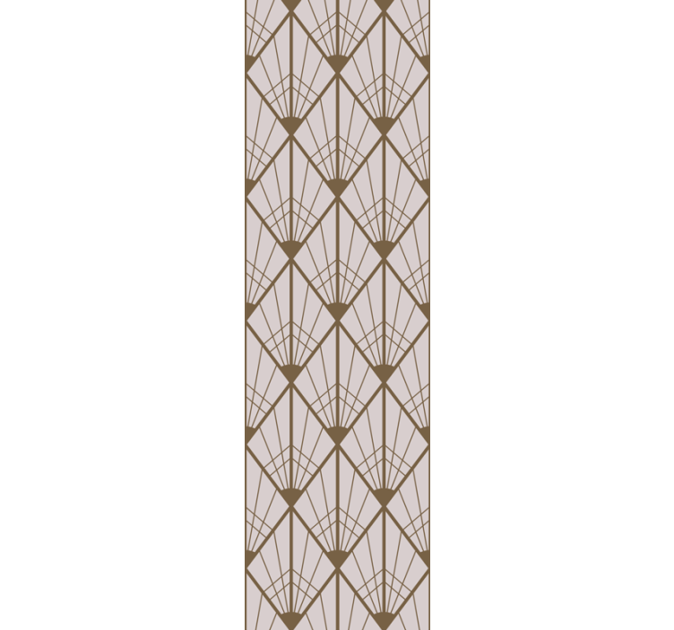 tapety geometrické vzory geometrický dizajn ventilátora - Tenstickers