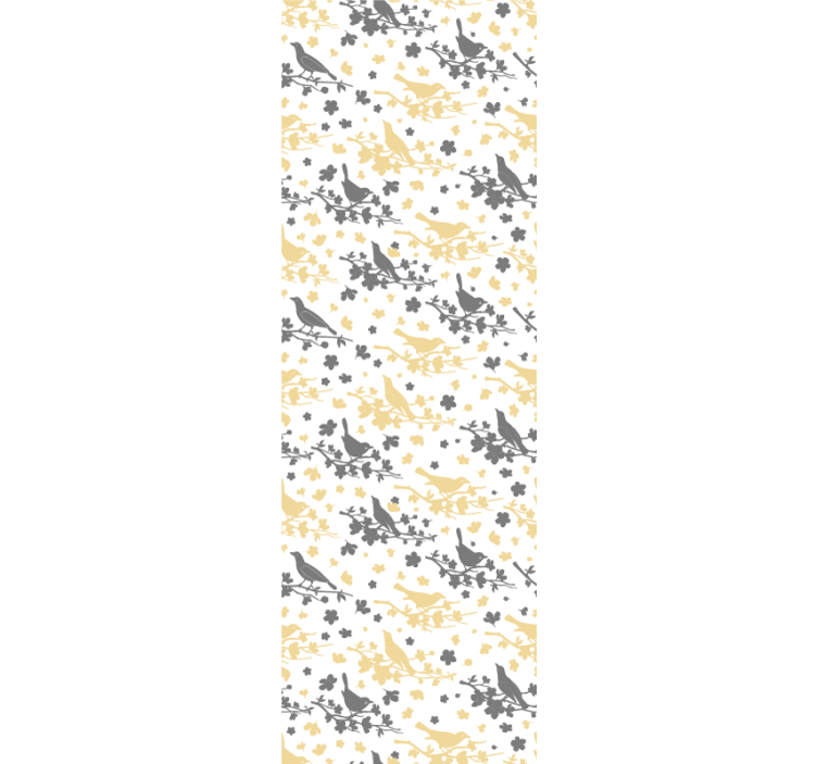 tapeta vtaky vzory siluety vtákov - Tenstickers