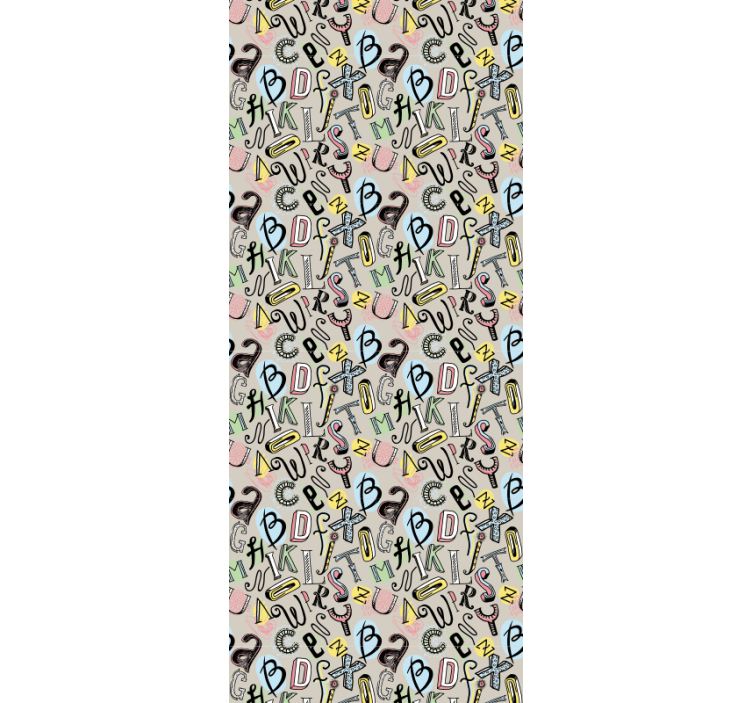 tapety s nápismi abecedná zábava - Tenstickers