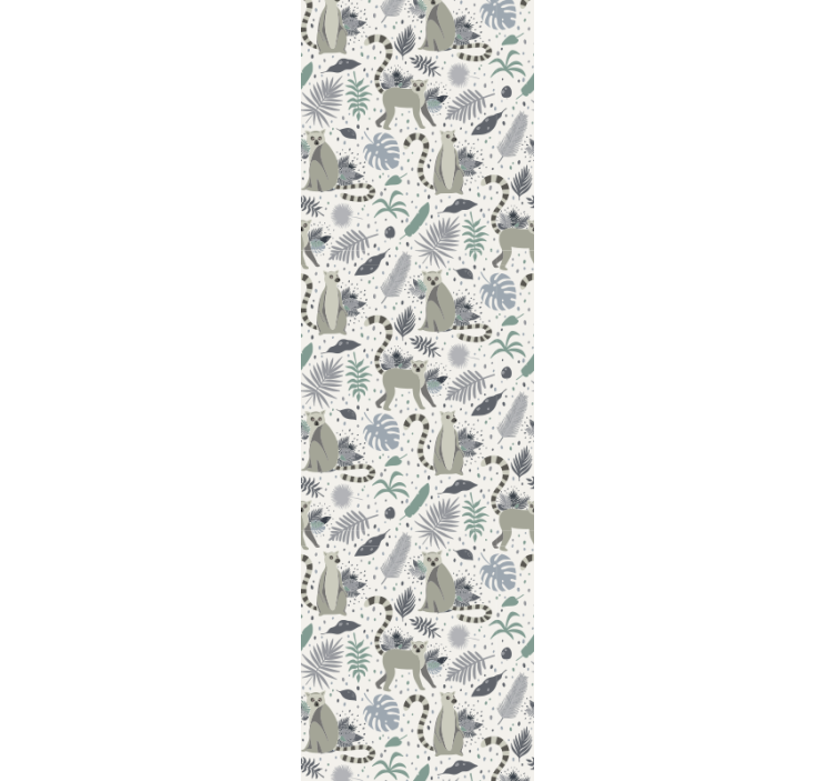 Tapety do spálne severského lemura - Tenstickers