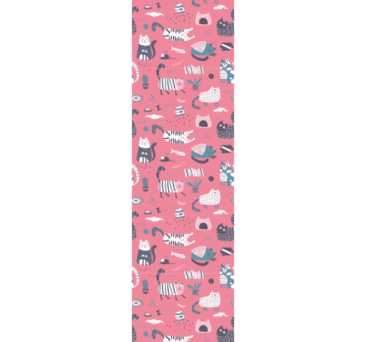 mačky tapety hravé mačky ilustrácie - Tenstickers