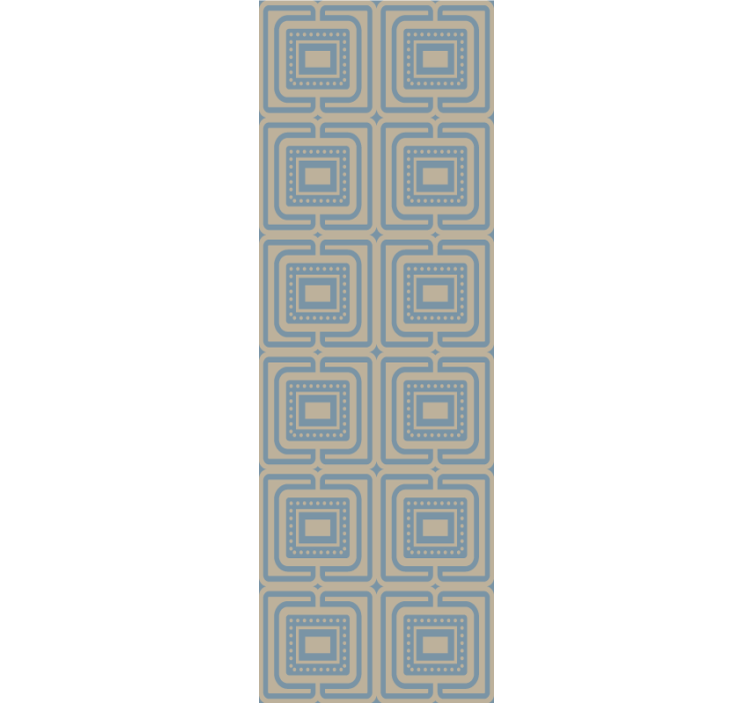 Tapety s textúrou bronzu a tmavomodrých štvorcov - Tenstickers