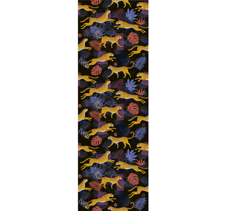 tapeta na stenu zvierata mozaika fauny džungle - Tenstickers