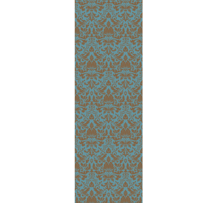 tapeta obkladačky zdobené motívy listov - Tenstickers