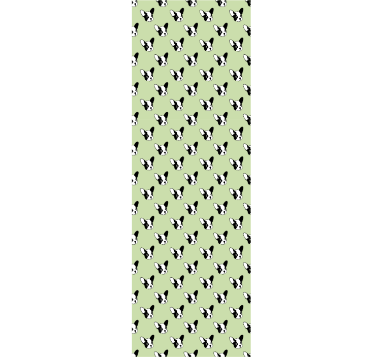 psie tapety vzor psie siluety - Tenstickers