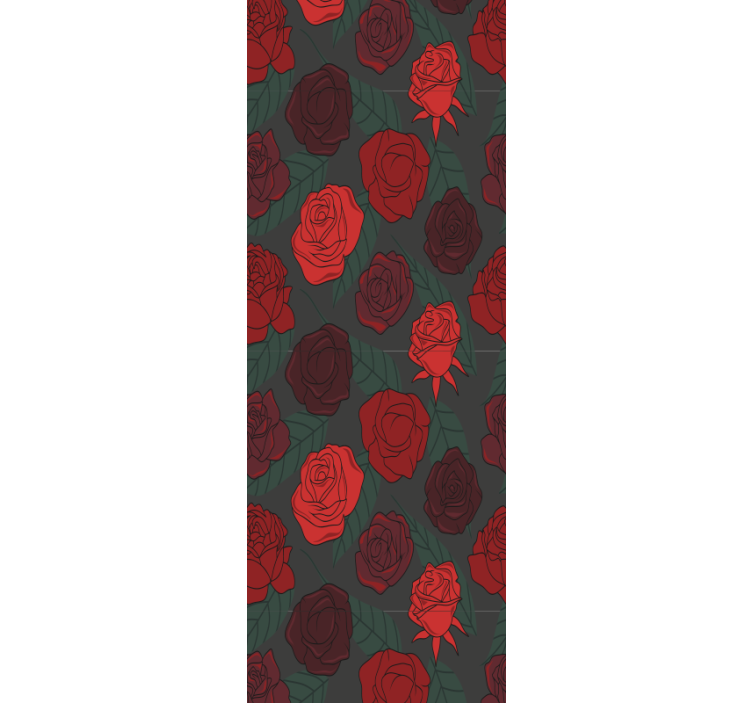 tapety na stenu kvety ružová elegancia - Tenstickers