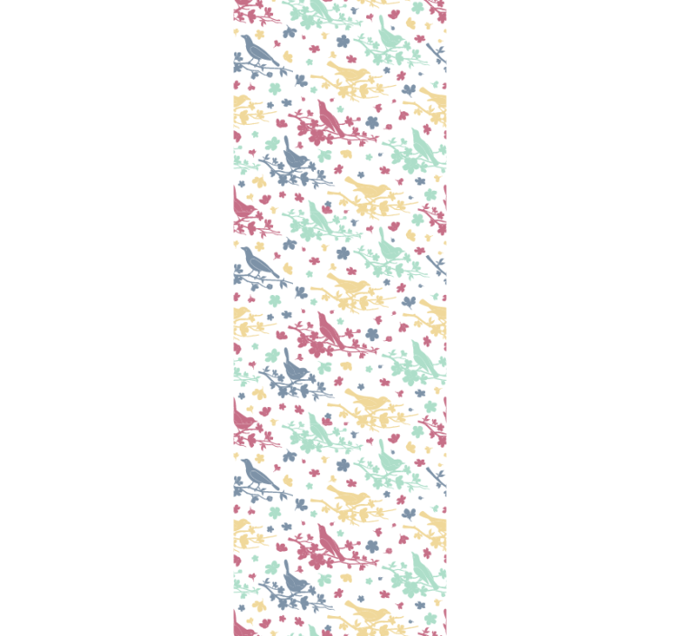 Tapeta do spálne pre vtáky a vetvičky - Tenstickers