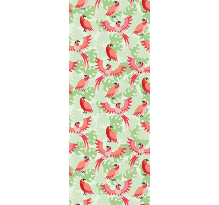 tapeta vtaky vzor papagája - Tenstickers