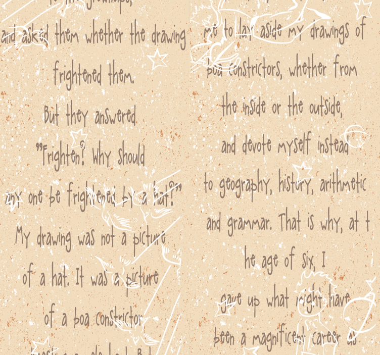 Malý princ - tapeta duchovnej cesty - Tenstickers